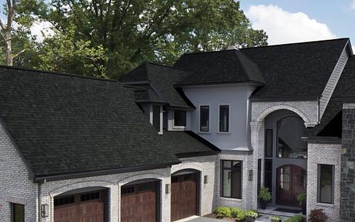 Home with architectural shingle roof