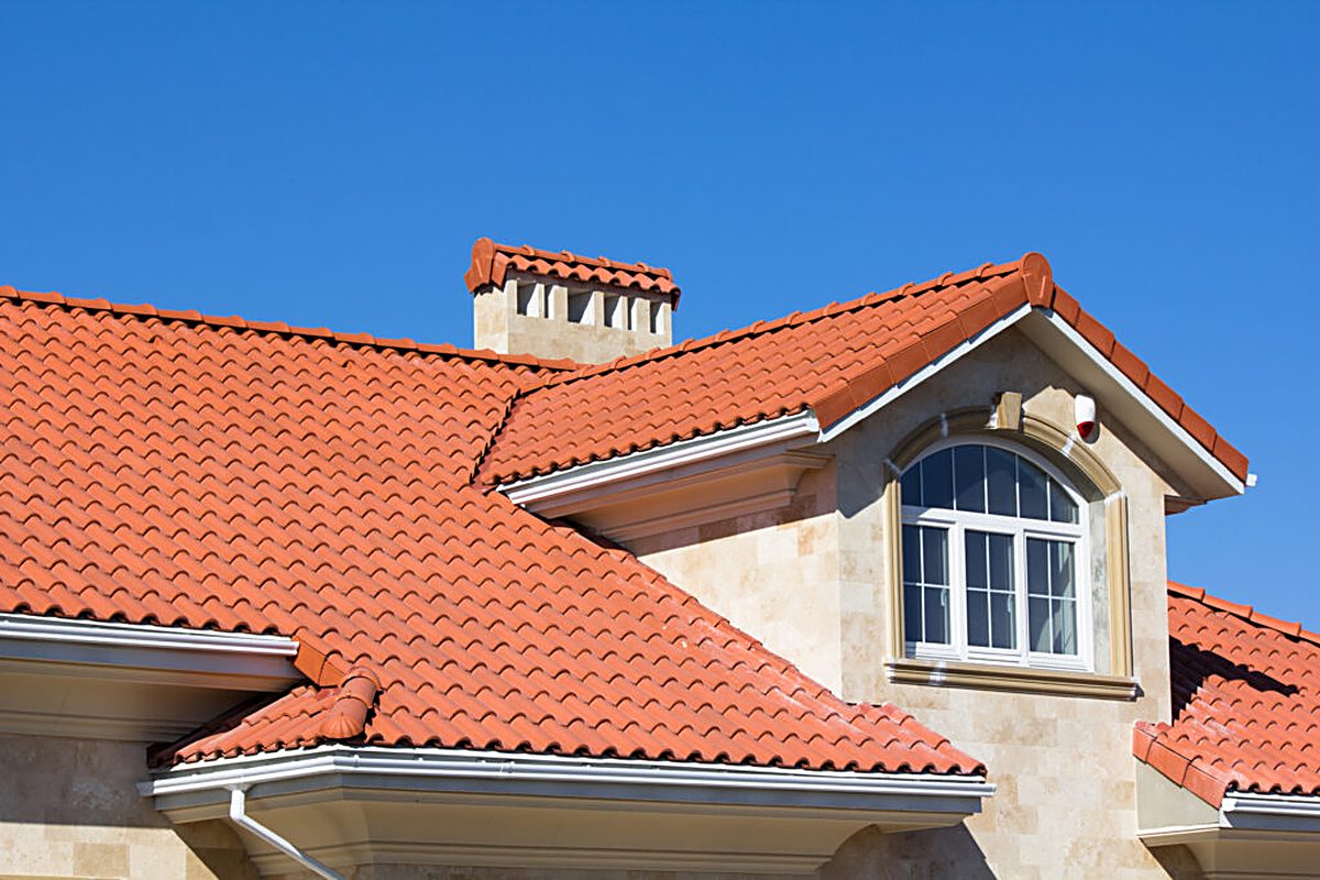 Clay tile roof
