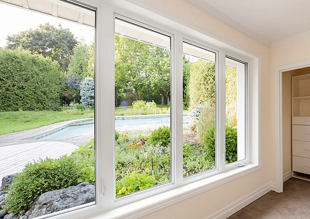 Large fiberglass windows